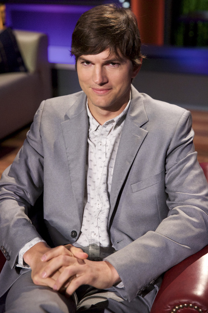 SHARK TANK - "Episode 701" - A Dad from Wellington, FL has a better way to make baby's feeding time easier with a device in which new father, Ashton Kutcher, may be especially interested; two men from Los Angeles, CA skate into the Tank with a new high-tech form of wearable transportation; a culinary student from Detroit, MI wants to bring old-fashioned drinking vinegars into the 21st century as a natural alternative to traditional sodas; and an identity theft and computer crimes expert from Sanford, FL has a solution to protect consumers from crowd-hack-attacks on credit and debit cards. Shark Tank," the critically-acclaimed and Emmy Award-winning reality show that has reinvigorated entrepreneurship in America, is back for a seventh season with the Sharks continuing the search to invest in the best businesses and products that America has to offer. The season premiere airs FRIDAY, SEPTEMBER 25 (9:00-10:01 p.m., ET) on the ABC Television Network. (ABC/Tyler Golden) ASHTON KUTCHER