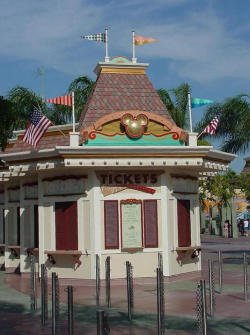 Ticket booths at Disneyland