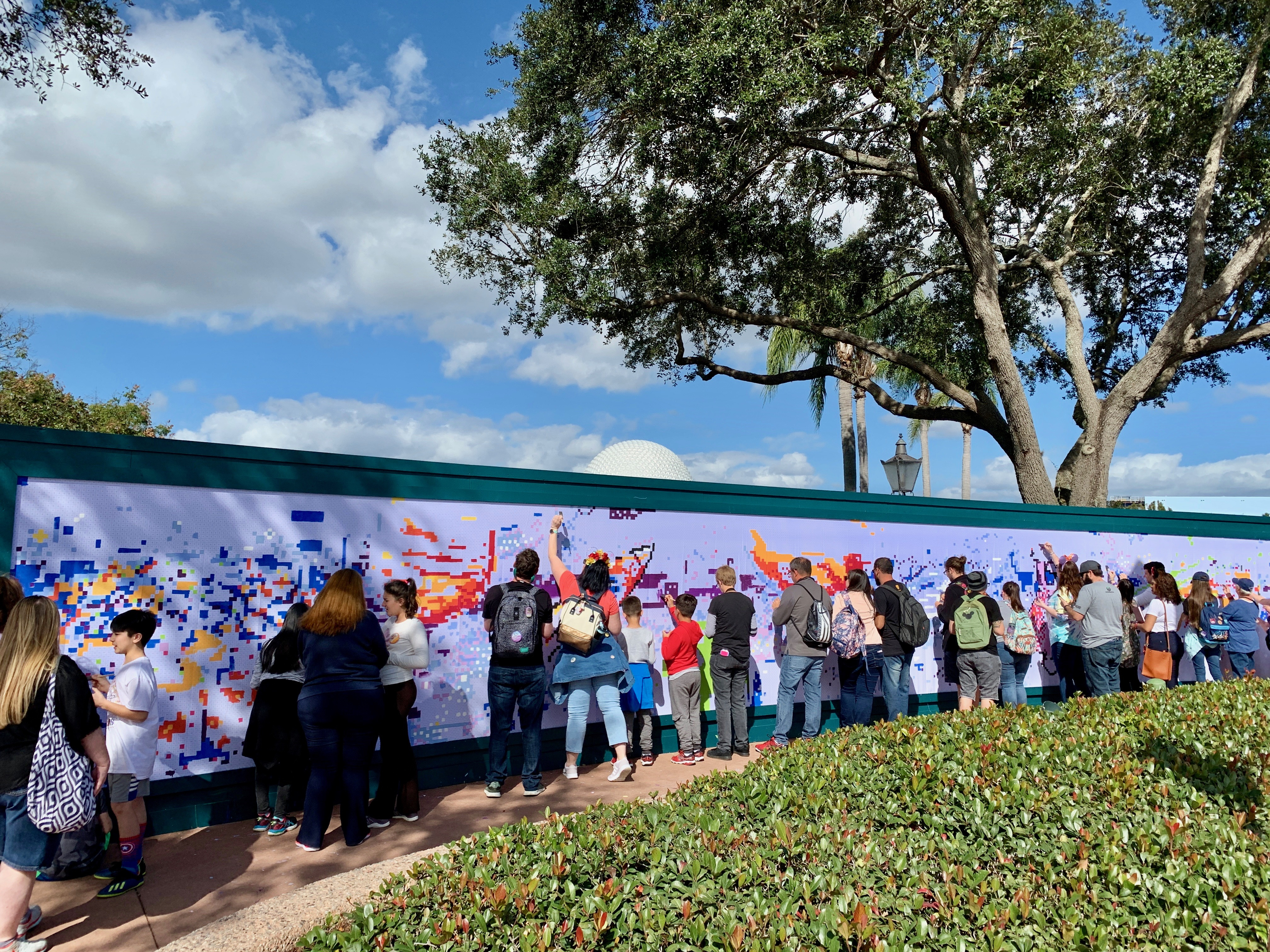 Hands on Wall Mural