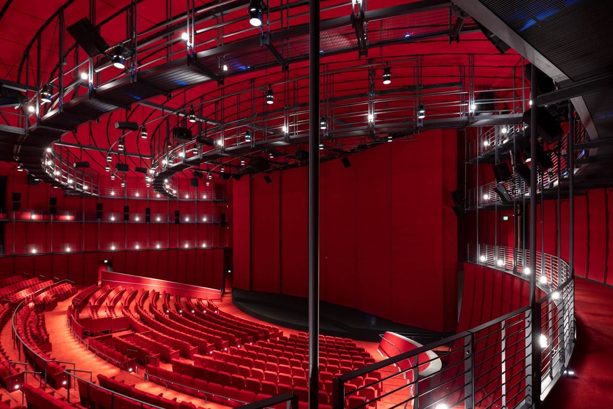 Academy Museum of Motion Pictures, David Geffen Theater. Photo by Iwan Baan/©Iwan Baan Studios, Courtesy Academy Museum Foundation