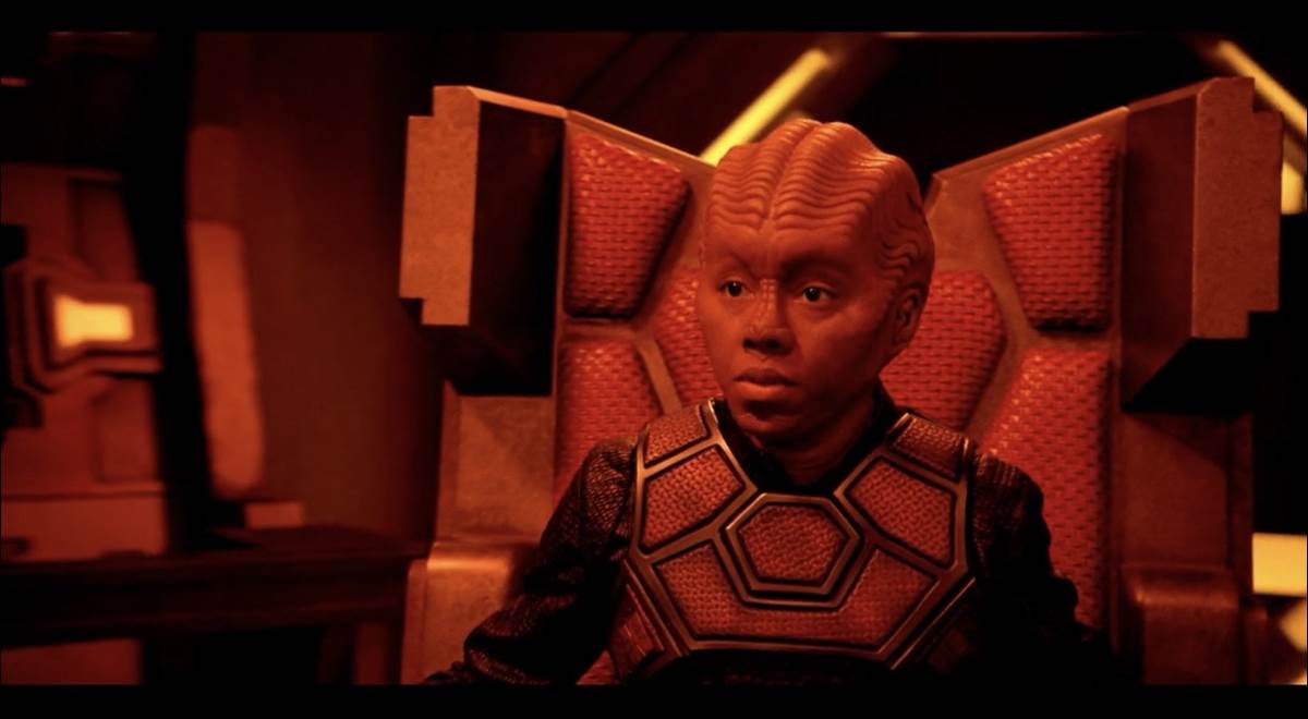 (Topa commanding a ship in a holographic simulation)