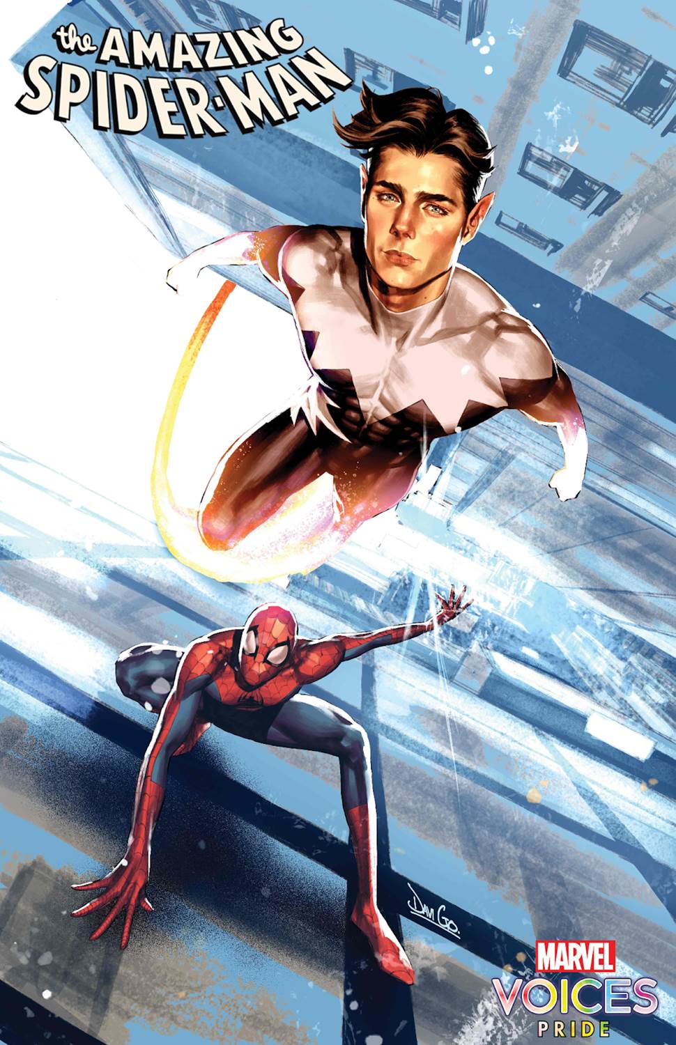 AMAZING SPIDER-MAN #52 PRIDE ALLIES VARIANT COVER BY DAVI GO (On Sale 6/19)
