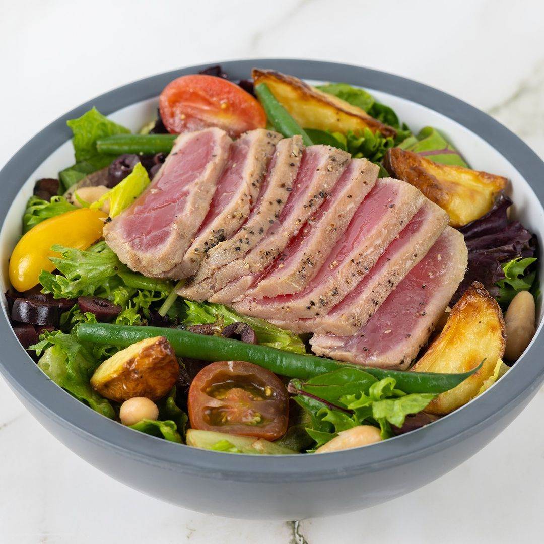 Photo by Disney Eats on June 18, 2024. May be an image of tuna and salad.